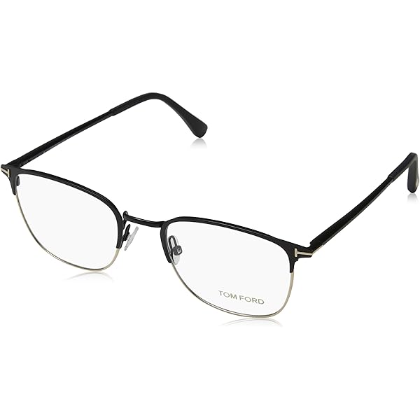 Amazon.com: Eyeglasses Tom Ford FT 5453 002 Matte Black, Shiny